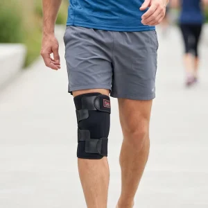 Compression Professional Protection Knee Brace Adjustable Joint Support Non Slip With Ice Bag