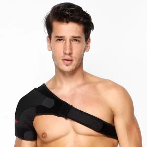 Compression Shoulder Brace Adjustable Fit for Men Women Breathable Shoulder Support Protector