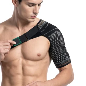 Compression Shoulder Brace Support Sleeve for Fitness Training Basketball Running Adjustable Shoulder Protector