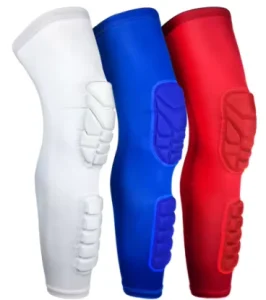Compression Sleeve Adult Pads Crashproof Basketball Leg Knee Long Sleeve Protector Gear for Sports Basketball