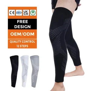 Compression Sports Knee Joint Brace Support Pads Sleeves Full Running Long Leg Rodillera Protector Wrap Guard Warm Elbow Pads