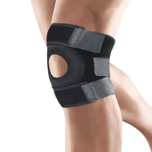 Compression and Shock Absorption Nylon and Cotton Professional Protection Breathable and Lightweight Knee Pads for Running and Skipping