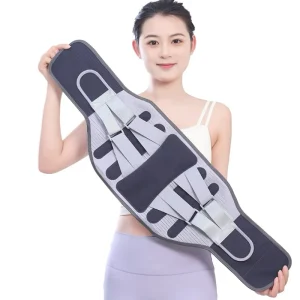 Conrida Adjustable 3D Lumbar Pad Back Brace Biomimetic Widened Support Bar For Lower Back Lumbar Support Belt Protective