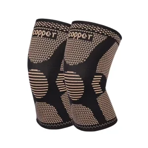 Copper Infused Spandex Knee Sleeve for Gym Fitness Running with Blood Circulation Boost & OEM ODM
