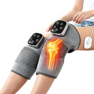 Cordless Knee Massager Heated Knee Brace Wrap for Arthritis Graphene Knee Heating Pad Wireless Physiotherapy Wrist Guards