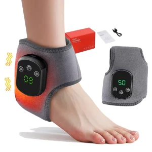 Cross Border Electric Heating Hot Compress Ankle and Leg Massager Rechargeable Vibration Therapy Foot Massager