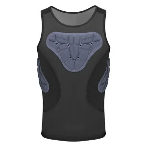 Cross border Basketball Anti collision Vest Sleeveless Football Rugby Chest Guard Mesh Breathable Sports Protective