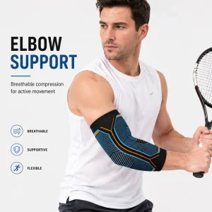 Cross border New Factory Outdoor Sports Basketball Elbow Brace Unisex Extended Arm Wrist Guard Sweat wickin