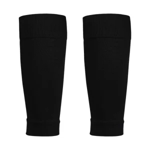 Cross border Ready to ship Soccer Shin Guard Socks Solid color Unisex Breathable Sweat wicking Calf length Compression
