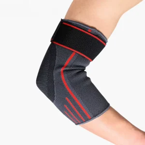 Cross border Stock Anti slip Knitted Compression Strap Polyester Elbow Brace Outdoor Sports Arm Guard Men Women