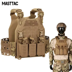 Custom 500D Nylon Tactical Style Plate Carrier Training Gear Chest Rig Chaleco Tactico Vest Laser Cut MOLLE Tactical Vest