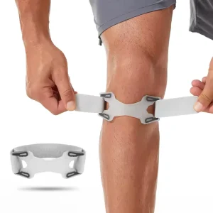 Custom Adjustable Breathable Anti Collision Patellar Belt Strap Silicone Patella Band Sports Running Stabilizer