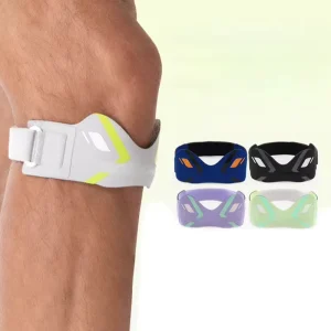 Custom Adjustable Neoprene Soft Knee Brace Patellar Belt Band Breathable Compression Protection Patella Strap for Outdoor Sports