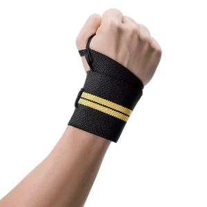 Custom Adjustable Sport Weightlifting Gymnastic Wrist Band Support Bandage Health Wrist Guard With Logo