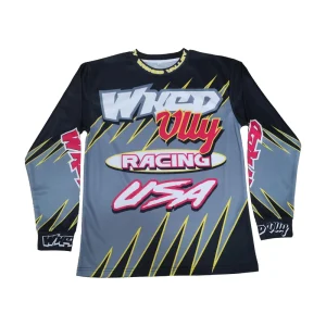 Custom BMX Racing Jersey Sublimated Motocross Shirt Breathable Long Sleeve Team Sportswear
