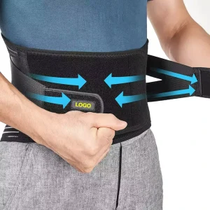 Custom Back Support Elastic Orthopedic Adjustable Lower Lumbar Back Brace Waist Support Belt for Back Pain