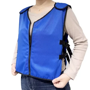 Custom Breathable PCM Cooling Vest with Replaceable Ice Packs Long Lasting Cooling Adjustable Chest Strap for Hot Weather
