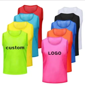 Custom Breathable Soccer Training Vest Football Pinnies Football Vest Mesh Soccer Vest Soccer Training Bibs