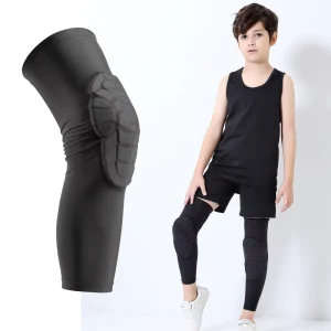 Custom Children Honeycomb Knee Pads For Basketball Protective Gear Cycling Soft Knee Support Brace For Kids
