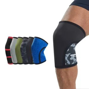 Custom Compression 5mm 7mm Non-Skid Professional Protection Neoprene Knee Sleeves for Powerlifting & Weight Lifting