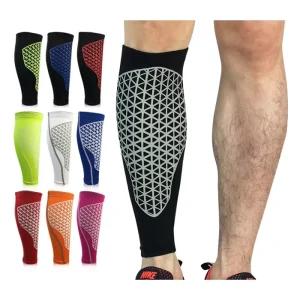 Custom Compression Calf Stretch Football Guard Compression Shin Socks Calf Leg Guards