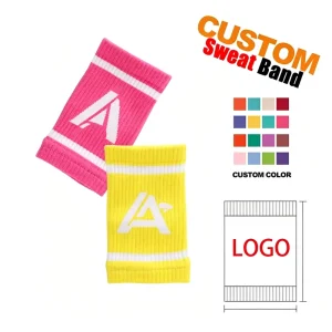 Custom Cross Fit Sweatbands Sweat Bands With logo Cotton nylon Sport Wrist Band Wrist Guards for Women and Men