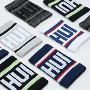Custom Cross Fit Sweatbands Sweat Bands With logo Cotton nylon Sport Wrist Band Wrist Guards for Women and Men
