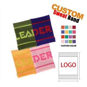 Custom Cross Fit Sweatbands Sweat Bands With logo Cotton nylon Sport Wrist Band Wrist Guards for Women and Men