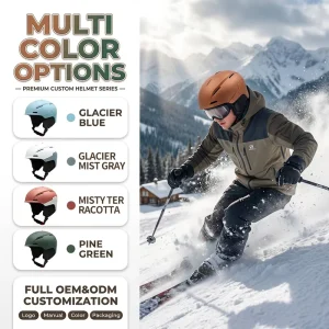 Custom Design Ski Helmet Free Tooling ODM CE EN1077 Snowboard Helmet Manufacturer Custom Design Make Your Own Snow Helmet