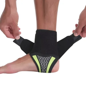 Custom Elastic Ankle Sleeves Compression Sprain Protection Ankle Support Ankle Braces for Sports Cycling Dance