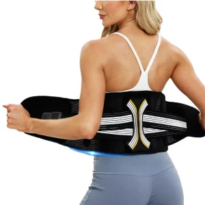 Custom Elastic Lower Back Belt Adjustable Sport Fitness Compression Waist Support With Lumbar Support Back Brace