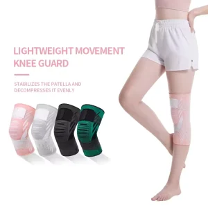 Custom Elastic Nylon Knee Stabilizer Durable Compression Support Band for Spring Sports