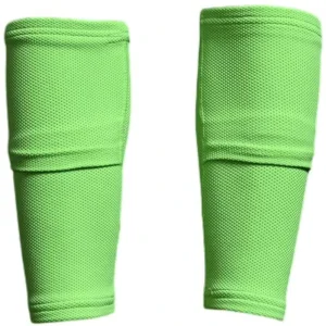 Custom Elastic Soccer Shin Guard Calf Sleeves Football Shin Pad Socks with Safety Pocket Sports Protection Elastic Calf Brace