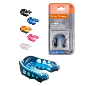 Custom Fit Gel Max Mouth Guard for Boxing MMA Dual Layer Shock Absorbing Gum Shield with Case