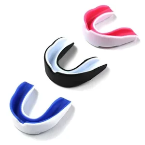 Custom Fit Sports Mouth Guard for Maximum Protection Flexible Material with Shock Absorption and Long Lasting Comfort
