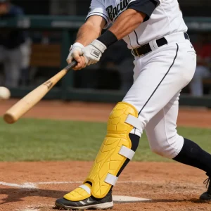 Custom Flexible Baseball Batting Shin Guard Professional Softball Leg Protection