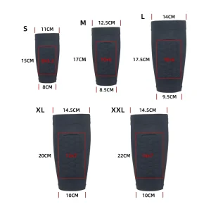Custom Flexible Honeycomb Foam Shin Guards Protective Soccer Football Kids Child Small Shin Pads Calf Sleeve