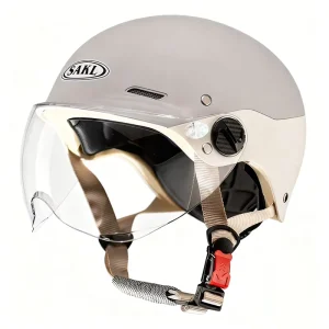 Custom Half Motorcycle Helmets Electric Scooter Moped Bicycle Helmets Open Face Motorcycle Helmet for Men and Women