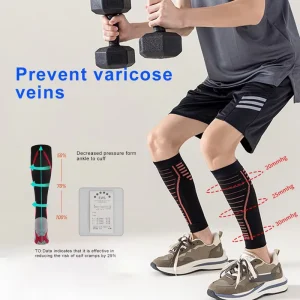 Custom High Quality Breathable Shin Guard Socks Calf Compression Sleeve Shin Guard