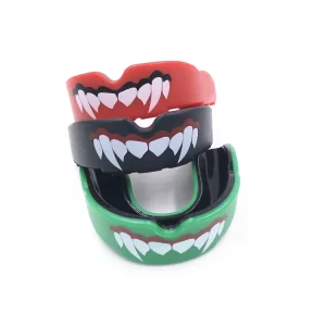 Custom Hockey Mouthguard with Full Color Sticker Printing EVA Material Adult & Kids Sizes MOQ 1000pcs