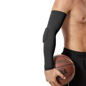 Custom Honeycomb Breathable Anti-collision Elbow Sleeve Thick Polyester Sport Arm Support Protector