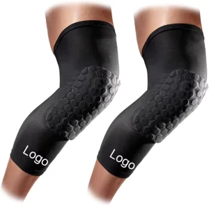 Custom Knee Compression Sleeves Pads Leg Sleeve for Basketball Volleyball Leg Sleeves Powerlifting Stiff Knee Sleeves