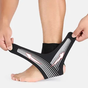 Custom Lightweight Ankle Compression Brace Elastic Breathable Basketball Sport Sprain Support Sleeve Tobilleras Deportivas