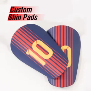 Custom Lightweight Breathable Elastic Shin Pads Stabilizer Protective Knee Guards Sublimation Comfortable OEM Soccer Shin Guards