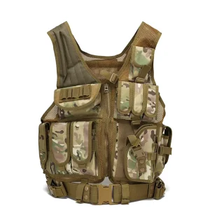 Custom Lightweight Outdoor Multi-Functional Tactical Vest Waterproof Protective Suit With Lining