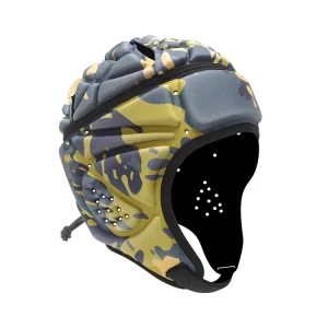 Custom Logo 7v7 Flag Football Soft Shell Helmet EVA Padded Rugby Scrum Cap Youth Adult Soccer Goalie Head Protector
