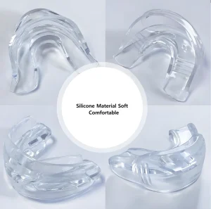 Custom Logo Anti Wear Teeth Guard Silicone Dental Tray Snoring Prevention Sports Guard with Braces Gel Mouthguard Day Night Use