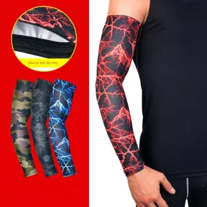 Custom Logo Basketball Elbow Protector Breathable High Elastic Thin Spandex Sports Compression Arm Sleeve for Men Women Sports