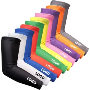 Custom Logo Breathable Compression Arm Brace Fishing Cycling Arm Cover Sport Sun Protection Arm Sleeves For Women Men