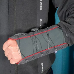 Custom Logo Button Press Easy Adjustable Wrist Support Breathable Wrist Brace With Splint